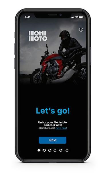 Monimoto traceur gps moto application accueil