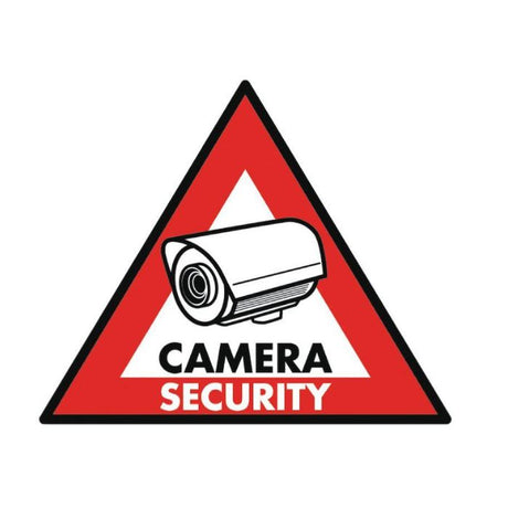 autocollant camera securite antivol konig