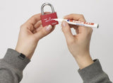 cadenas abus aluminium T65AL 40 mylock rouge 2