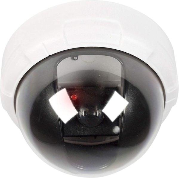 camera dome factice antivol ip44 blanc konig 1