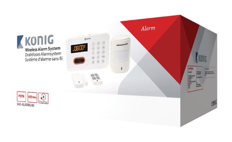 kit alarme systeme sans fil 240 konig 3